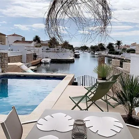 Casa Serenity Au Canal Avec Piscine Et Amarre Empuriabrava Buitenkant foto